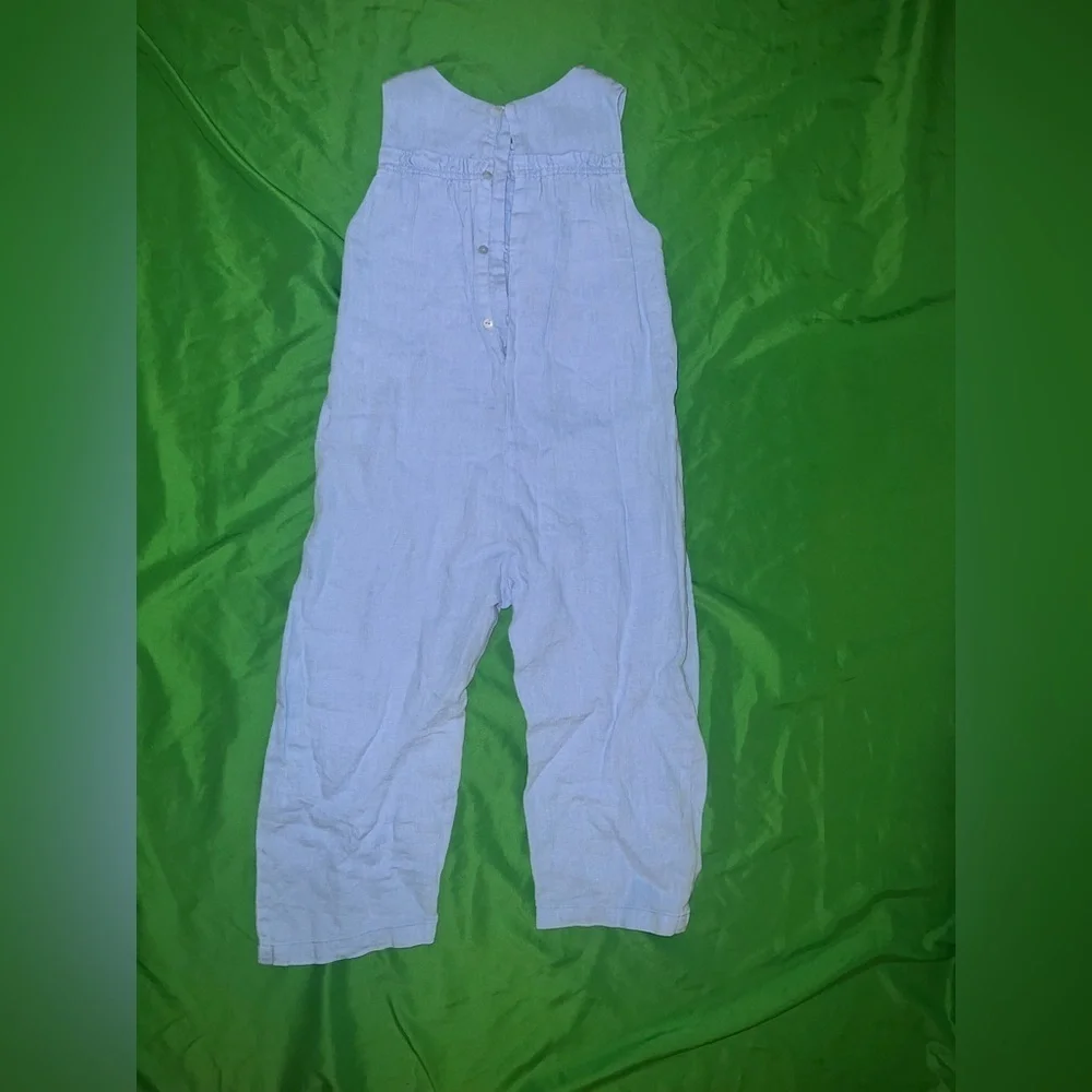 Zara Sky Blue Girls Kids' Jumpsuit size 4-5 Years